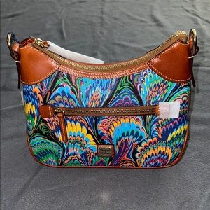 Dooney & Bourke Plumes Small Hobo